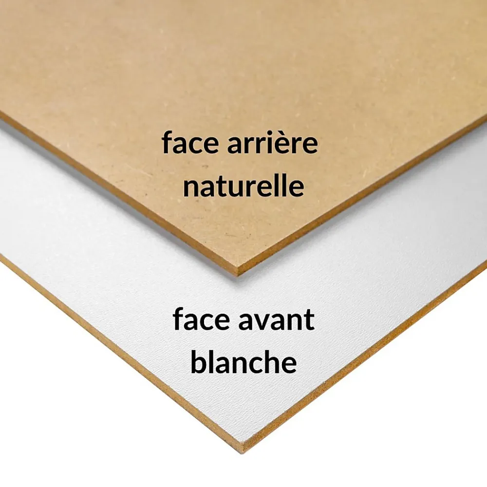 Creative Deco Panneau Bois, Osb, Mdf<10 x Panneau MDF Blanc 600 x 400 x 3 mm - Planche Bois Brut - Idéal Bricolage, Découpe Laser, Gravure, Pyrogravure