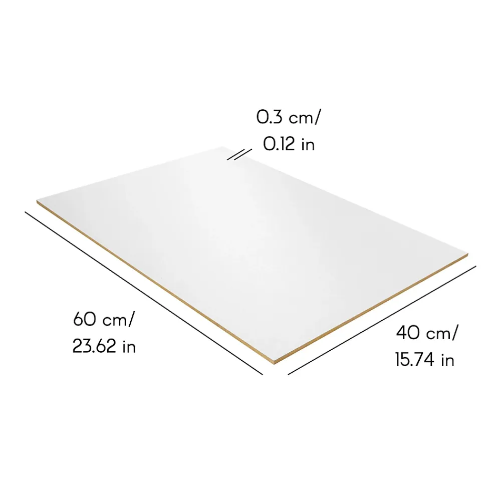 Creative Deco Panneau Bois, Osb, Mdf<10 x Panneau MDF Blanc 600 x 400 x 3 mm - Planche Bois Brut - Idéal Bricolage, Découpe Laser, Gravure, Pyrogravure
