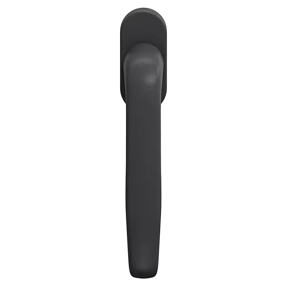 GoodHome Crémone de fenêtre Govlin aluminium noir anthracite L.13cm- Poignée De Fenêtre