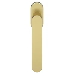 GoodHome Poignée De Fenêtre<Crémone de fenêtre Minzh aluminium doré satin L.12cm