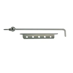 Afbat Volet Battant<Crochet et crémaillère en Inox L. 300 mm