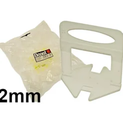 Beast Croisillons Autonivelants 2 mm pour Carreaux 2 à 12,5 mm d'épaisseur - Lot de 100 - Précision et Facilité d'Installation -- Outils Du Carreleur