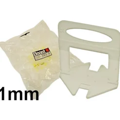 Beast Croisillons Autonivelants 1 mm pour Carreaux 2 à 12,5 mm d'épaisseur - Lot de 100 - Précision et Facilité d'Installation -- Outils Du Carreleur