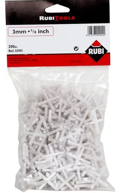 Rubi Croisillons pour joints 3 mm - lot de 200,- Outils Du Carreleur