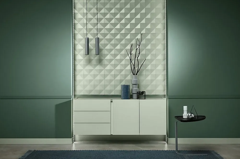 Noel & Marquet Moulure<3d panneau mural NMC ARSTYL PYRAMID Dalle pour mur et plafond Élement décorative