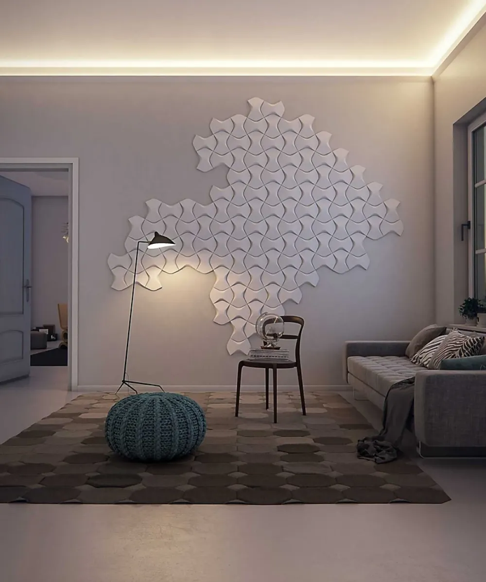 Noel & Marquet Moulure<3d panneau mural NMC ARSTYL WING Dalle pour mur et plafond Élement décorative