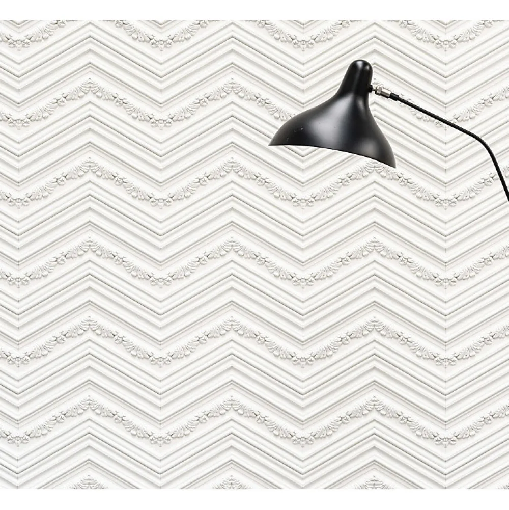 Orac Decor Panneau Mural Décoratif<3d panneau mural LUXXUS W130 CHEVRON Dalle pour mur et plafond Élement décorative