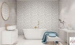 Ikhemalarka 3D PVC panneaux muraux decor gaming chambre mur plafond effet 3D mirror blanc plaques PVC decoration 0.25m²- Panneau Mural Décoratif