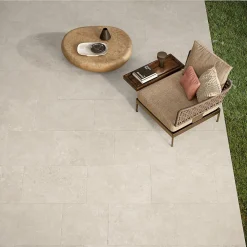Aelle Carrelage Dalle de carrelage extérieur effet pierre naturelle de travertin 60x90 cm MYK-CR SAND- Carrelage Sol Effet Pierre