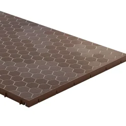 Artplast Dalle de sol Clipsable 116 x 76 x 3 cm Rectangulaire Polypropylène Revêtement de Sol Modulable Intérieur / Extérieur Art Plast- Dalle Pvc Garage