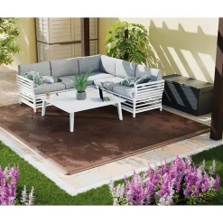 Artplast Dalle de sol Clipsable 116 x 76 x 3 cm Rectangulaire Polypropylène Revêtement de Sol Modulable Intérieur / Extérieur Art Plast- Dalle Pvc Garage