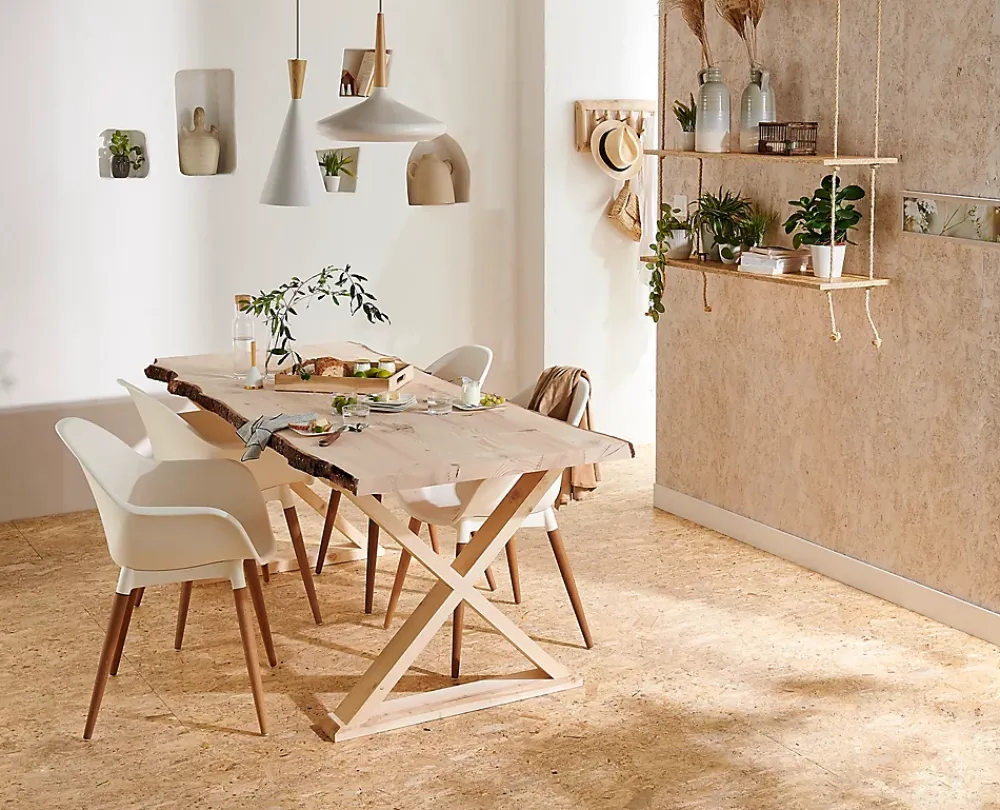 Dalle OSB 3 plancher - 244 x 59 cm, ép.18 mm (vendue à la pièce)- Panneau Bois, Osb, Mdf