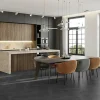 Gerflor Dalle Et Lame Pvc<Dalle PVC à clipser Senso Premium Rigide acoutisque marbre gris foncé 39,9 x 73 cm,