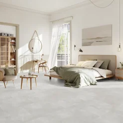 Gerflor Dalle Et Lame Pvc<Dalle PVC à clipser Senso Premium Rigide acoutisque béton gris 39,9 x 73 cm,