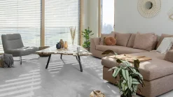 Gerflor Dalle PVC à clipser Senso Clic 3 béton gris 38,9 x 72,9 cm,- Dalle Et Lame Pvc