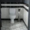 GoodHome Dalle Et Lame Pvc<Dalle PVC adhésive effet carreaux de ciment noir et blanc L.30,5 x l.30,5 cm x ép.2 mm, Poprock