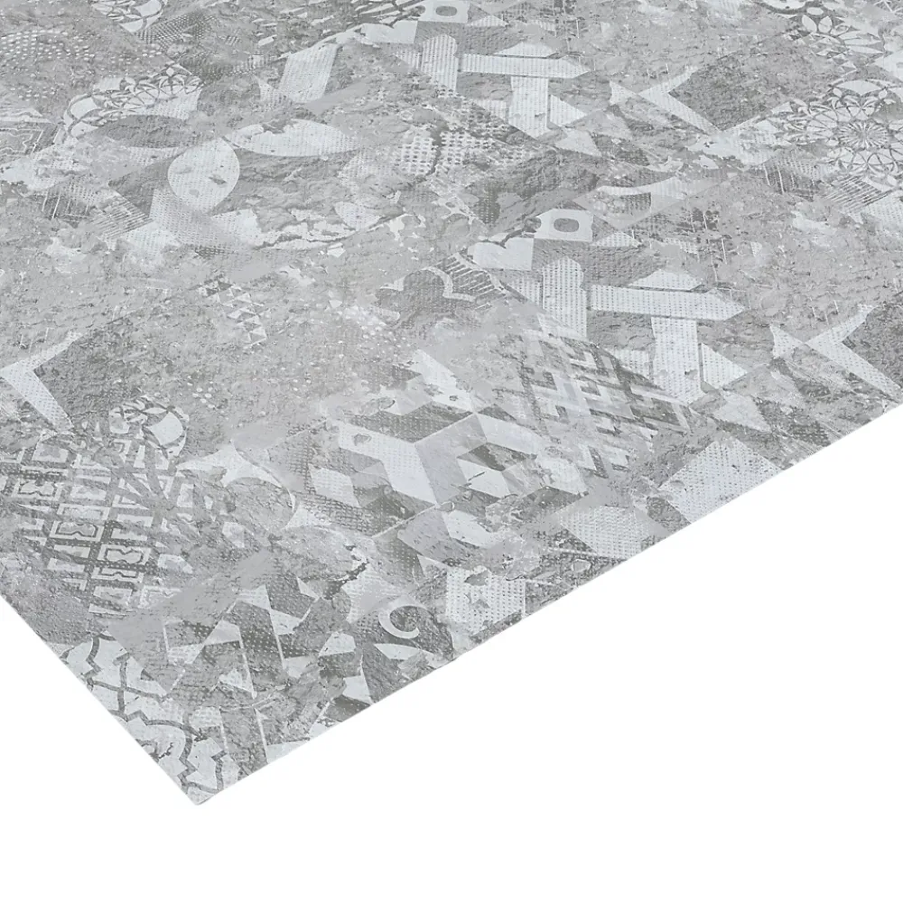 GoodHome Dalle Et Lame Pvc<Dalle PVC adhésive Ragga décor carreaux de ciment 30,5 x 30,5 cm
