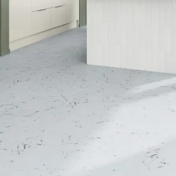 GoodHome Dalle PVC clipsable Mambo 82x42 cm marbre blanc (vendue au carton)- Dalle Et Lame Pvc