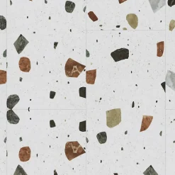 GoodHome Dalle PVC clipsable Mambo 82x42 cm terrazzo (vendue au carton)- Dalle Et Lame Pvc