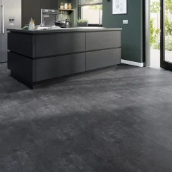 GoodHome Dalle PVC clipsable Mambo 63x32 cm ardoise (vendue au carton)- Dalle Et Lame Pvc