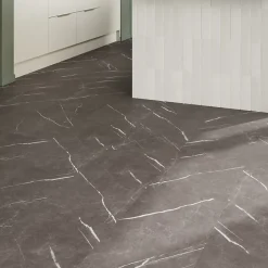 GoodHome Dalle Et Lame Pvc<Dalle PVC clipsable Mambo 82x42 cm marbre gris (vendue au carton)