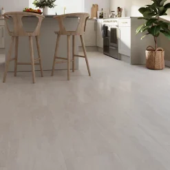 GoodHome Dalle PVC clipsable pour sol intérieur l.32 x L.63 cm effet pierre travertin Mambo (vendue au carton)- Dalle Et Lame Pvc