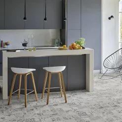 Tarkett Dalle Et Lame Pvc<Dalle PVC clipsable rigide Ultime Plus - Carreaux de ciment gris - Finition extra mate - Paquet de 2,253 m²