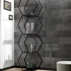 Dalle PVC Dumawall Barnwood 18x120cm metal- Dalle Murale Pvc