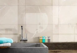 Dumaplast Dalle PVC Dumawall+ Gloss Faro beige brillant 37,5 x 65 cm- Dalle Murale Pvc