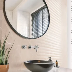 Dumaplast Dalle PVC Dumawall+ Gloss Faro beige brillant 37,5 x 65 cm- Dalle Murale Pvc