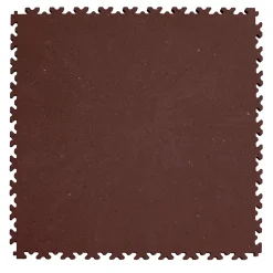 Fortelock Dalle PVC effet Marron industriel 51x51 cm- Dalle Pvc Garage