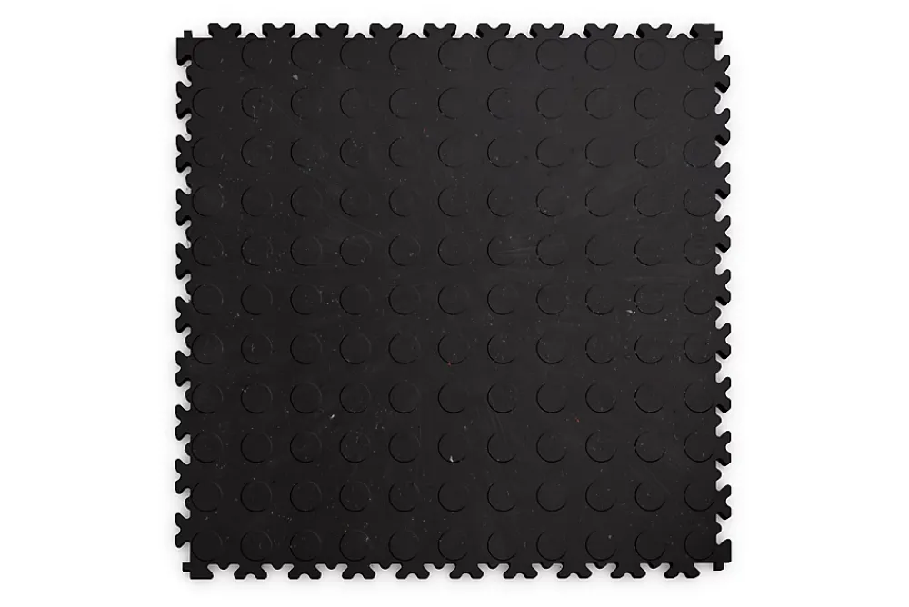 Fortelock Dalle PVC garage Industy Eco noir L.51 x l.51 cm- Dalle Pvc Garage
