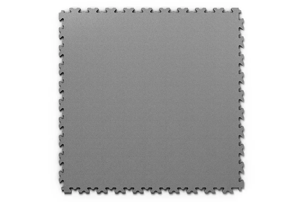 Fortelock Dalle Pvc Garage<Dalle PVC garage Industy gris L.51 x l.51 cm