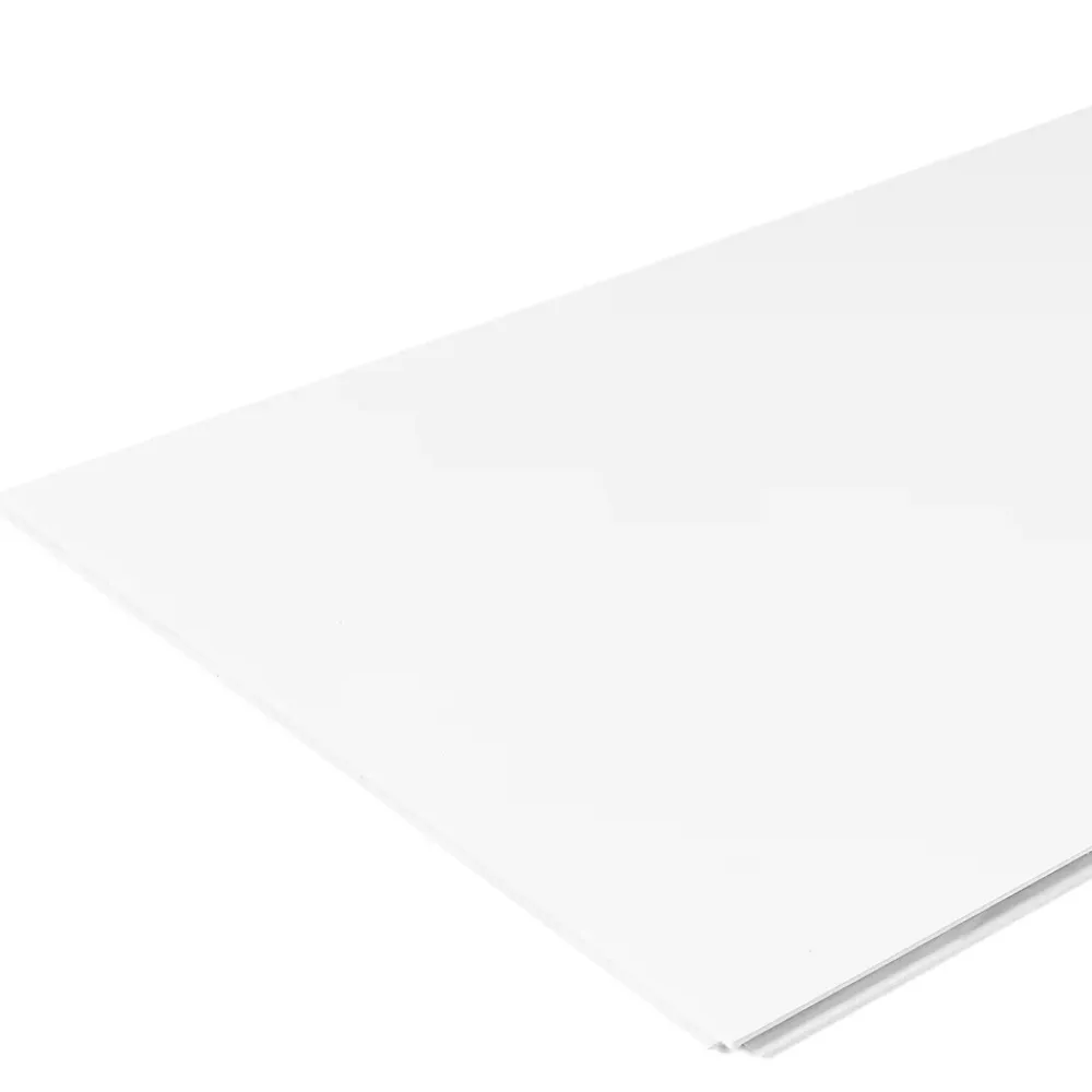 GoodHome Dalle Murale Pvc<Dalle PVC Ozark blanc mat L. 60cm x l. 30cm
