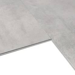 GoodHome Dalle PVC Ozark Béton L. 60cm x l. 30cm- Dalle Murale Pvc