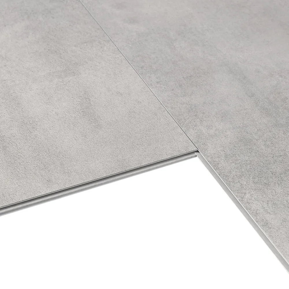 GoodHome Dalle PVC Ozark Béton L. 60cm x l. 30cm- Dalle Murale Pvc