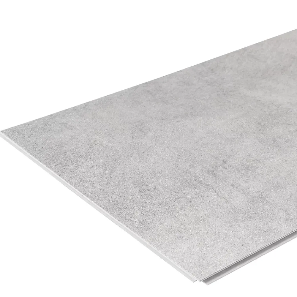 GoodHome Dalle PVC Ozark Béton L. 60cm x l. 30cm- Dalle Murale Pvc