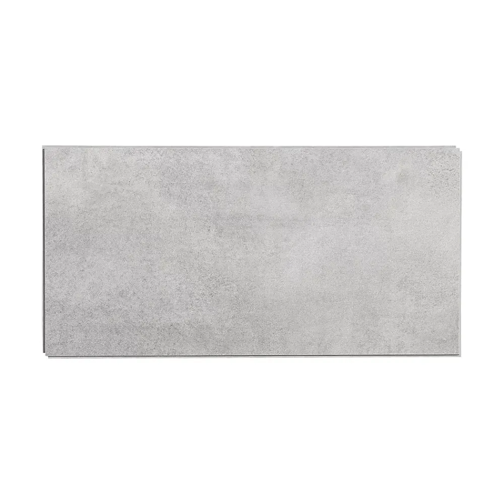 GoodHome Dalle PVC Ozark Béton L. 60cm x l. 30cm- Dalle Murale Pvc