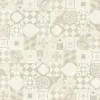 Décoweb Dalle sol PVC Clipsable Mix and Match - Click 5G - Carreaux de ciment beige clair - Paquet de 1,49 m²- Dalle Et Lame Pvc