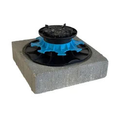 Verindal Outils Parquet Et Sol Stratifié<Dalle stabilisatrice pour plot - Béton - 24 x 24 x 6 cm -