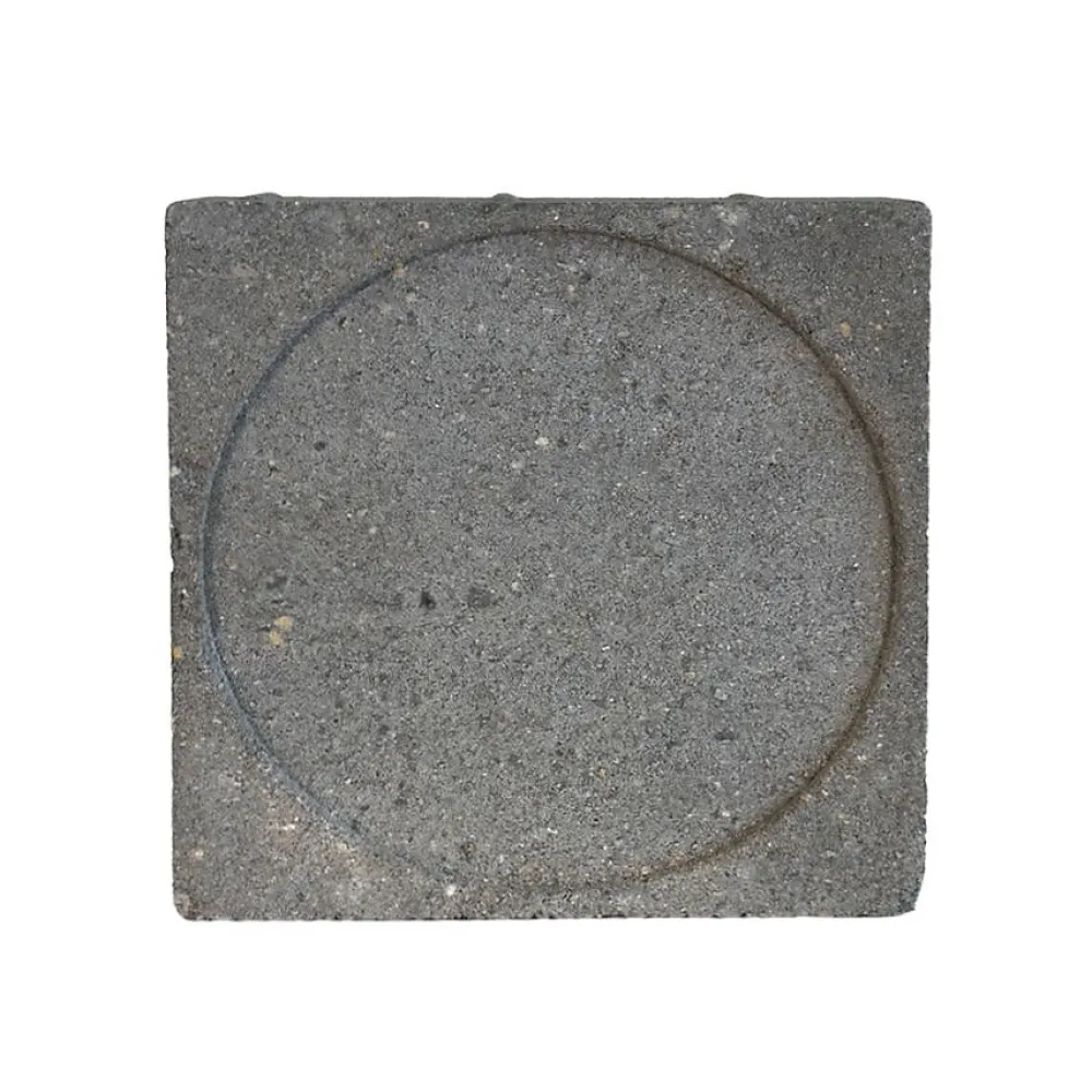 Verindal Outils Parquet Et Sol Stratifié<Dalle stabilisatrice pour plot - Béton - 24 x 24 x 6 cm -