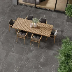 Reflex Boutique Carrelage Extérieur Et Terrasse<Dalle sur plots Toscana 2cm anthracite R11 60x60cm - Réflex boutique