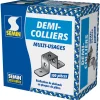 Semin Bois De Charpente<Demi Collier Multi-usages , boite de 100