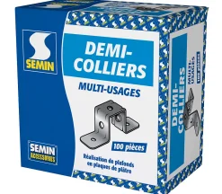 Semin Bois De Charpente<Demi Collier Multi-usages , boite de 100