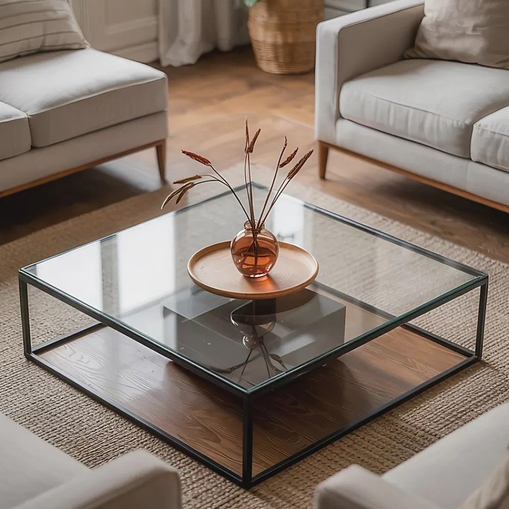 Wallfluent Plateau En Verre<Dessus de table en verre trempé 50x50 cm Transparent
