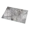 Wallfluent Dessus de table en verre trempé 100x70 cm Motif naturel de marbre- Plateau En Verre