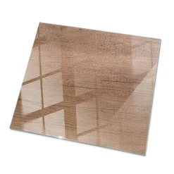 Wallfluent Plateau En Verre<Dessus de table en verre trempé 60x60 cm Motif naturel du bois