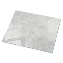 Wallfluent Plateau En Verre<Dessus de table en verre trempé 80x60 cm Texture de béton avec fissures