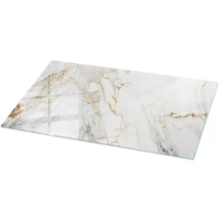 Wallfluent Plateau En Verre<Dessus de table en verre trempé 140x70 cm Marbre élégant avec veines