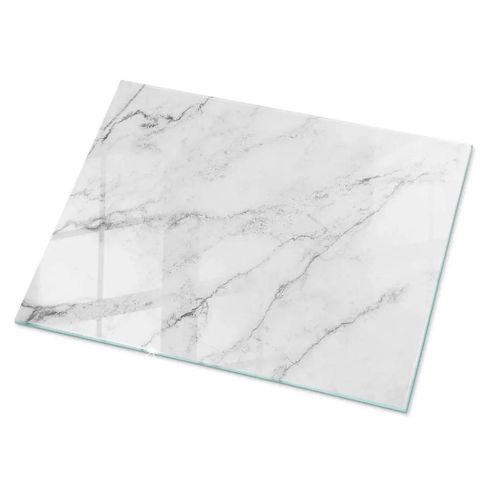 Wallfluent Plateau En Verre<Dessus de table en verre trempé 80x60 cm Motif de surface en marbre
